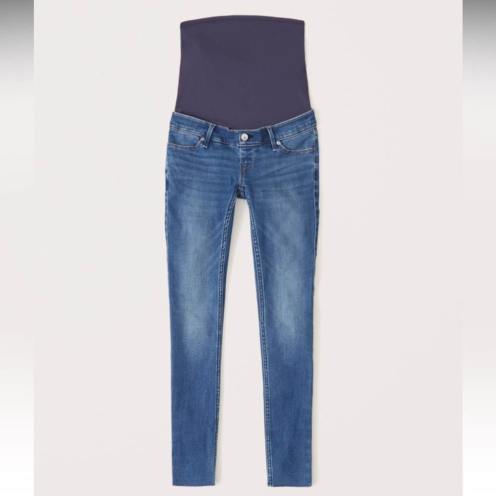 A&F maternity skinny jeans